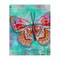 Stupell Industries Cherry Mint Butterfly Canvas Wall Art Design by Jennifer Lambein